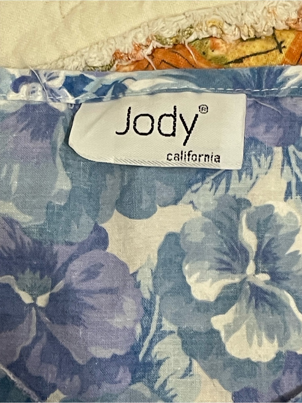 Jody Vintage Blue Floral Maxi Dress